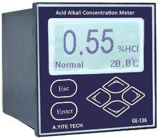 Mètre acide de concentration en alcali (analyseur en ligne de moniteur d'industrie de l'eau)