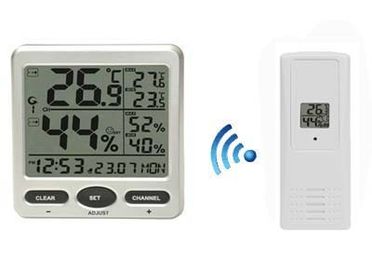 Horloge sans fil de Thermo-hygromètre d'in/outdoor