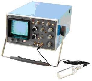 Signal et écho fiables ultrasoniques analogues du détecteur FD100 de la faille 4A/9V vrais