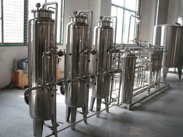 Équipement épuré de traitement d'eau potable d'osmose d'inversion avec le matériel d'acier inoxydable