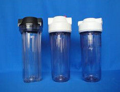 ménage boîtier de crépine en plastique transparent de 5 pouces pour la filtration de l'eau