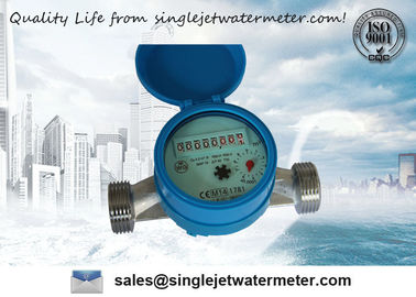 Digital magnétique adaptée aux besoins du client par OEM choisissent le mètre d'eau de jet, mètre d'eau municipal en laiton