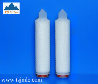 Cartouche filtrante liquide de cage simple de haute qualité de polypropylène ou de fibres de verre