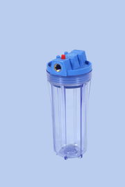 boîtier de crépine en plastique clair durable de 5 pouces pour la filtration d'eau potable