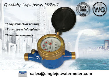 Mètre d'eau multi froid/chaud de jet, OIN domestique 4064 de mètre d'eau classent B