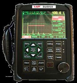 Détecteur ultrasonique à grande vitesse de faille automatisé tenu dans la main avec le logiciel SUD50 de PC